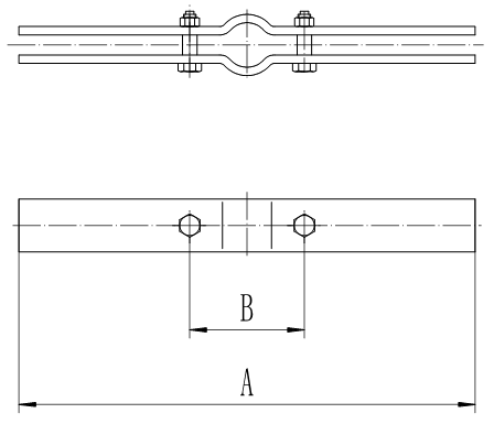 Copper Epoxy Plated Riser Clamp